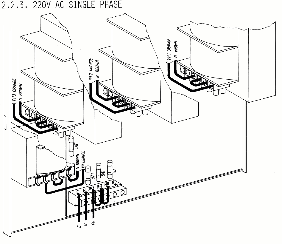 Sailor N1410 Electrical connections 3