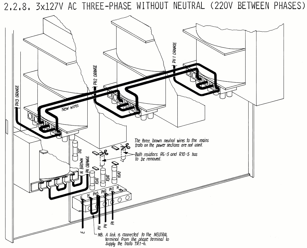 Sailor N1410 Electrical connections 8