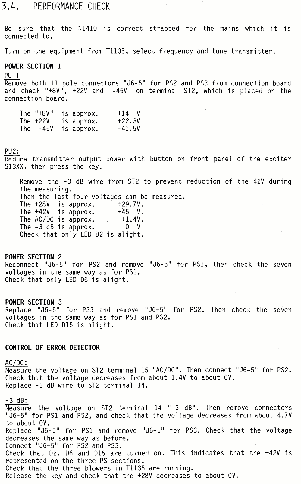 Sailor N1410 Performance check