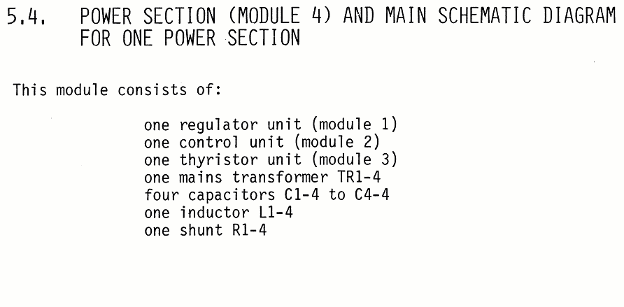 Sailor N1410 Power section