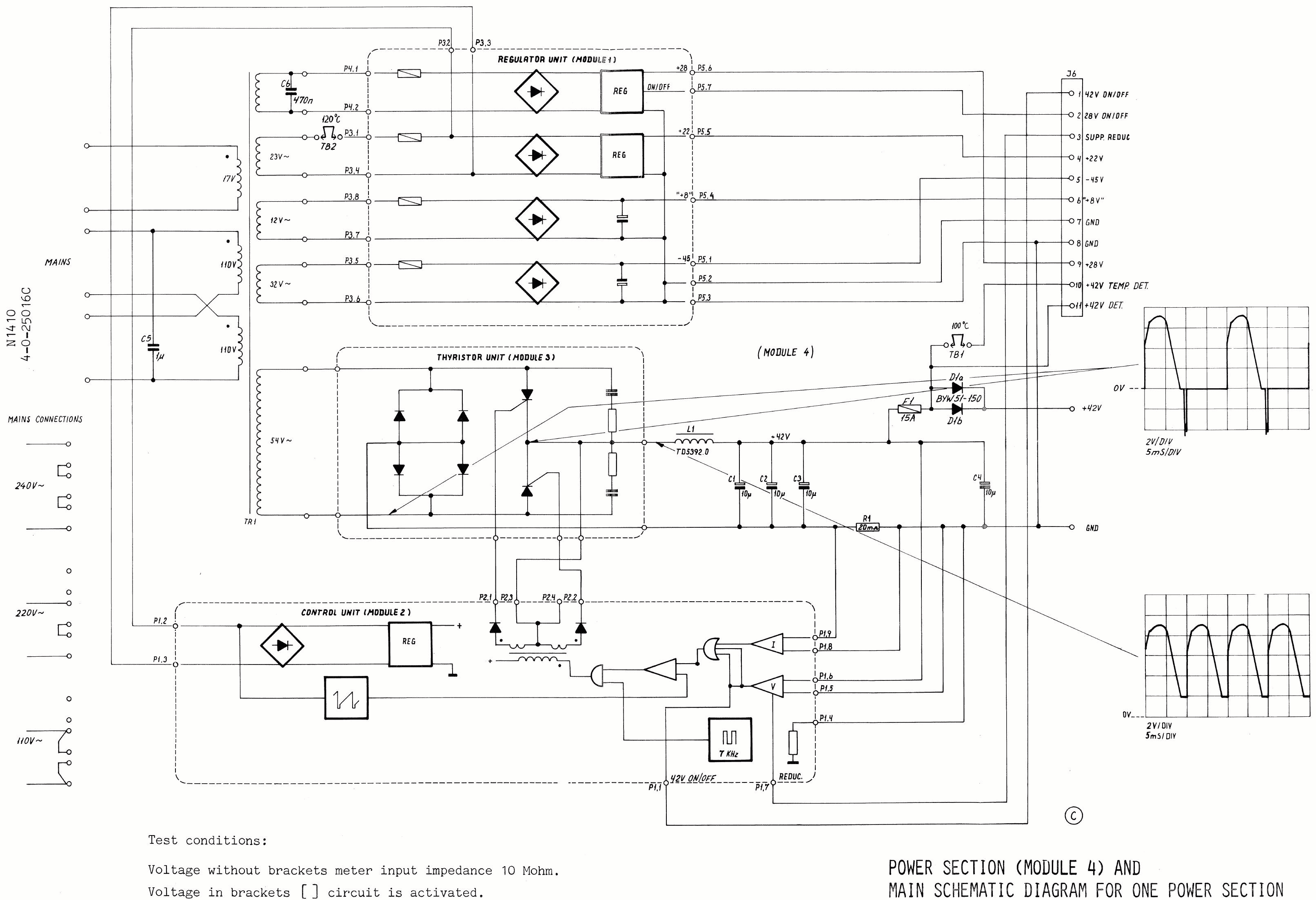 Sailor N1410 Power section module 4