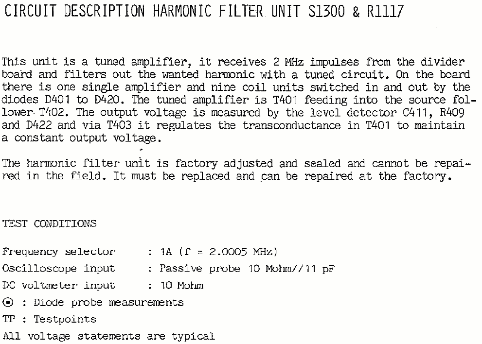 Sailor R1117 Harmonic filters page-1