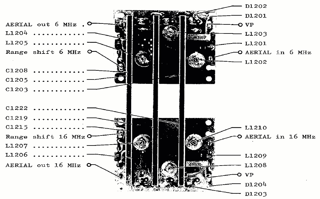 Sailor R1117 Input filters view