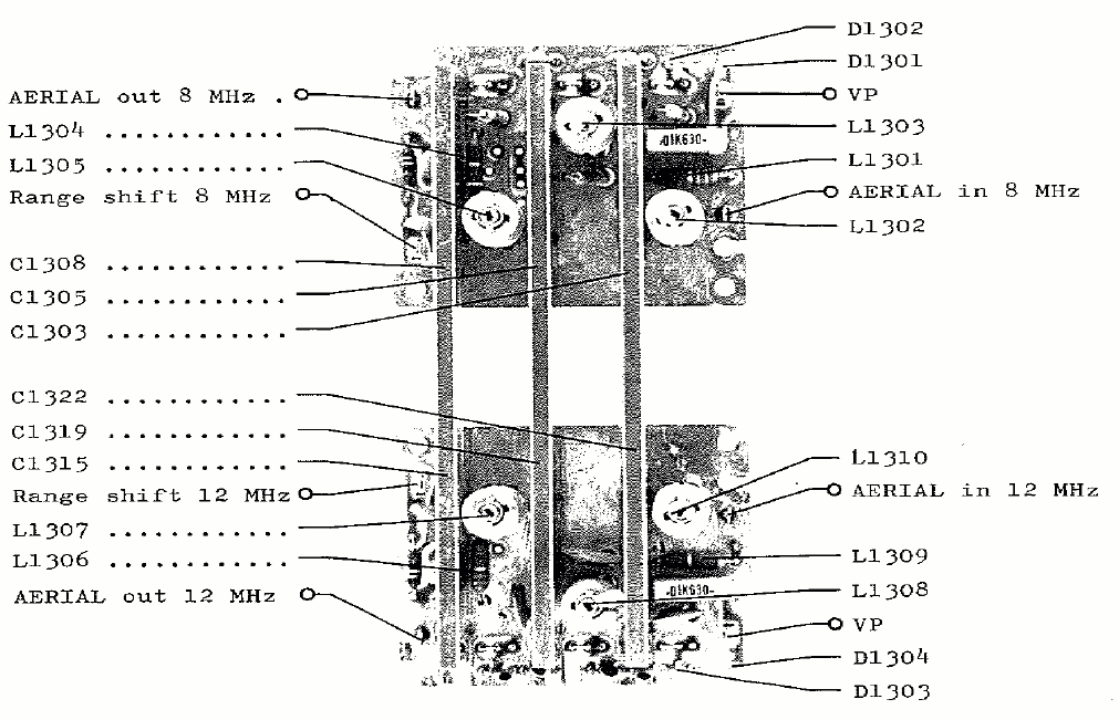 Sailor R1117 Input filters view