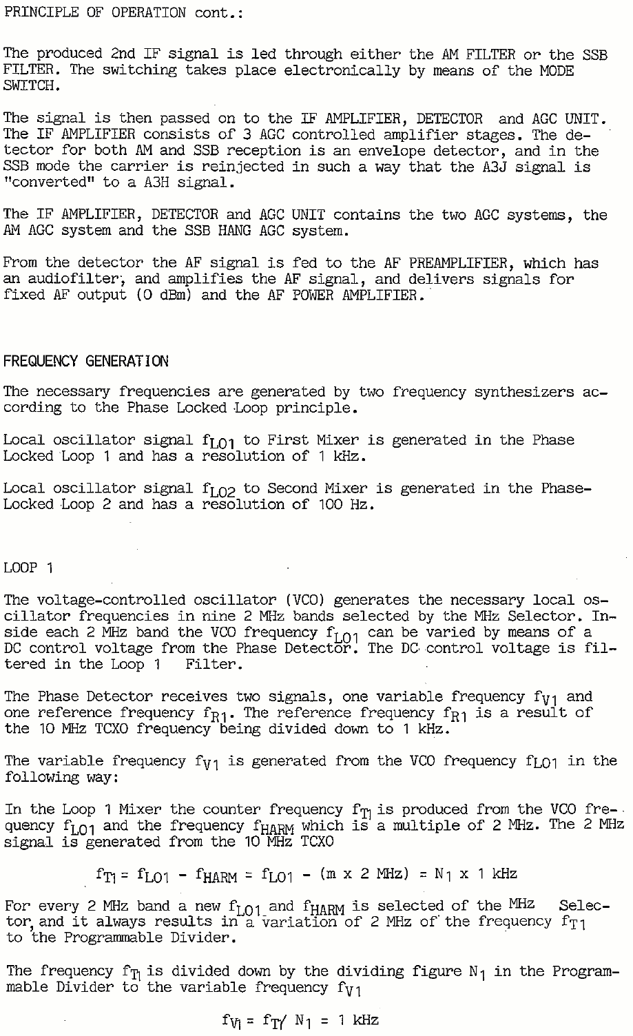 Sailor R1117 Principle of operation page-3