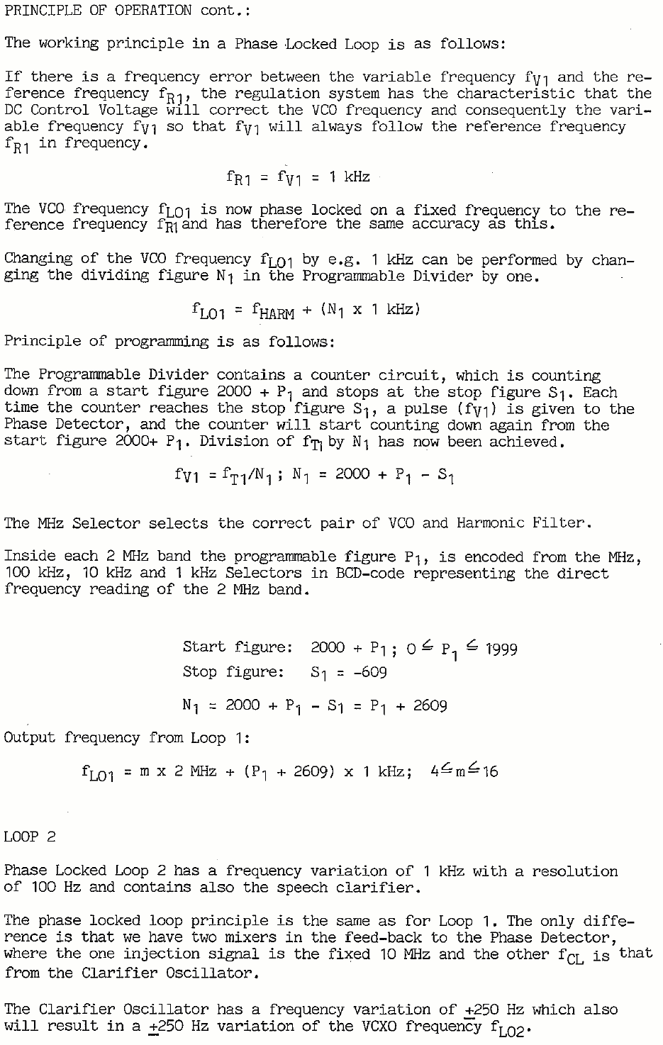 Sailor R1117 Principle of operation page-4
