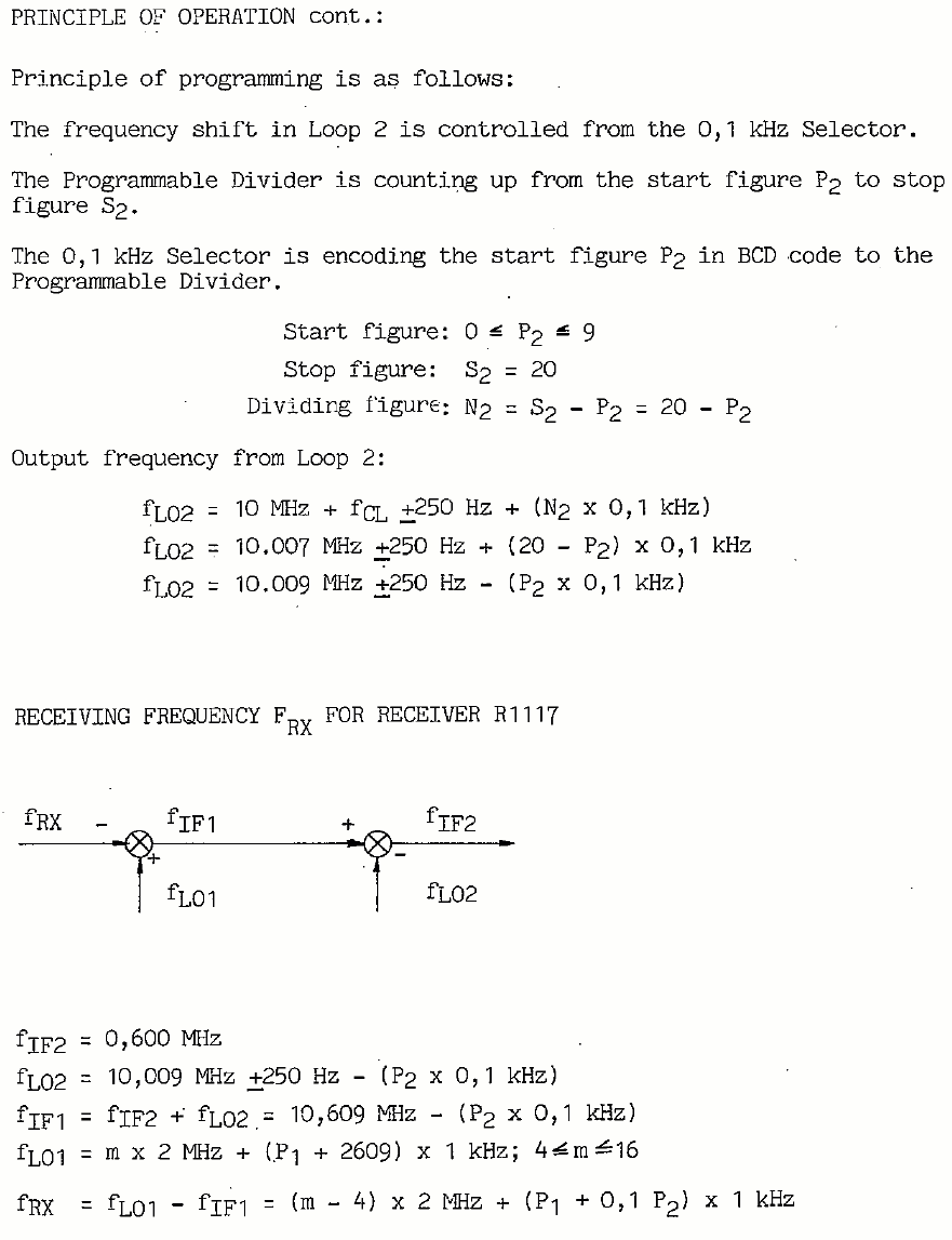 Sailor R1117 Principle of operation page-5