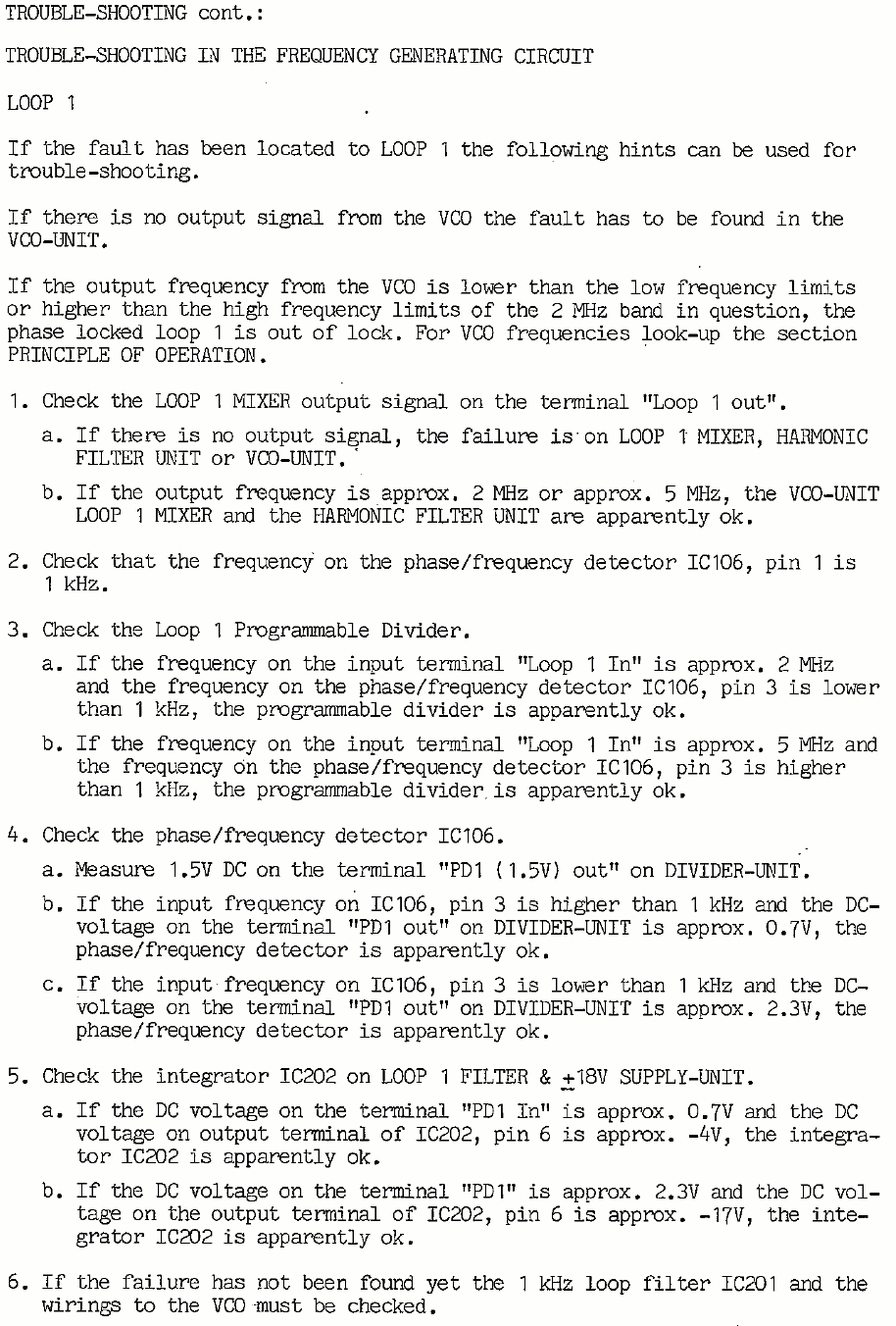 Sailor R1117 Trouble shooting page-2