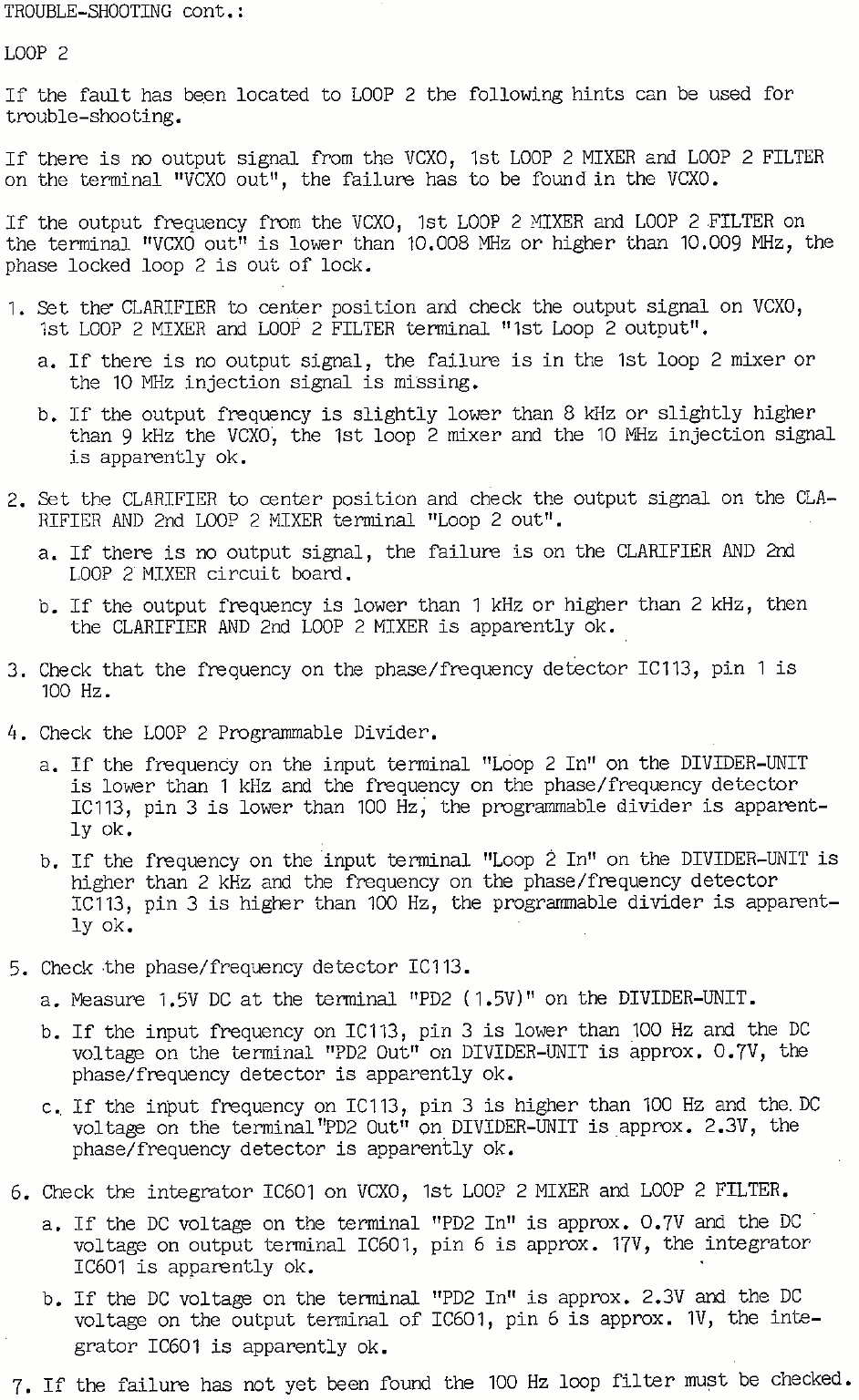 Sailor R1117 Trouble shooting page-3