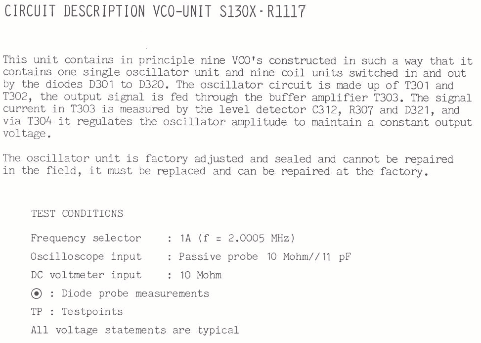 Sailor R1117 VCO unit page-1