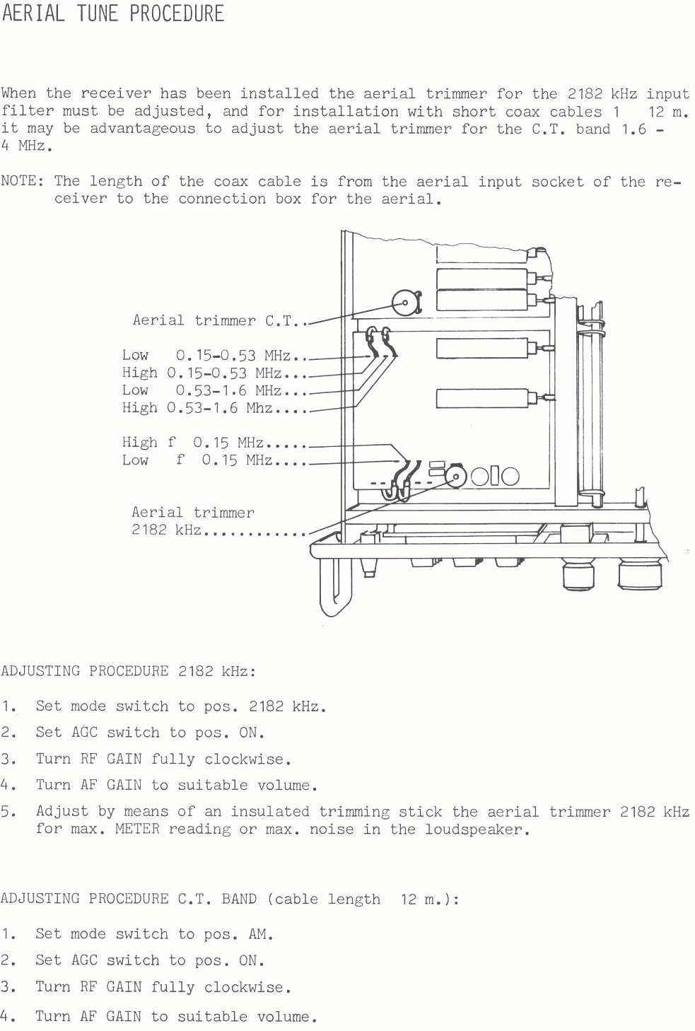 Sailor R1119 Aerial tune procedure page-1