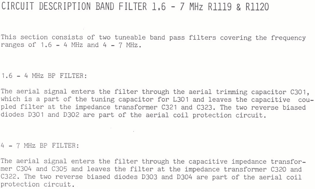 Sailor R1119 Bandfilter page-1 module-300