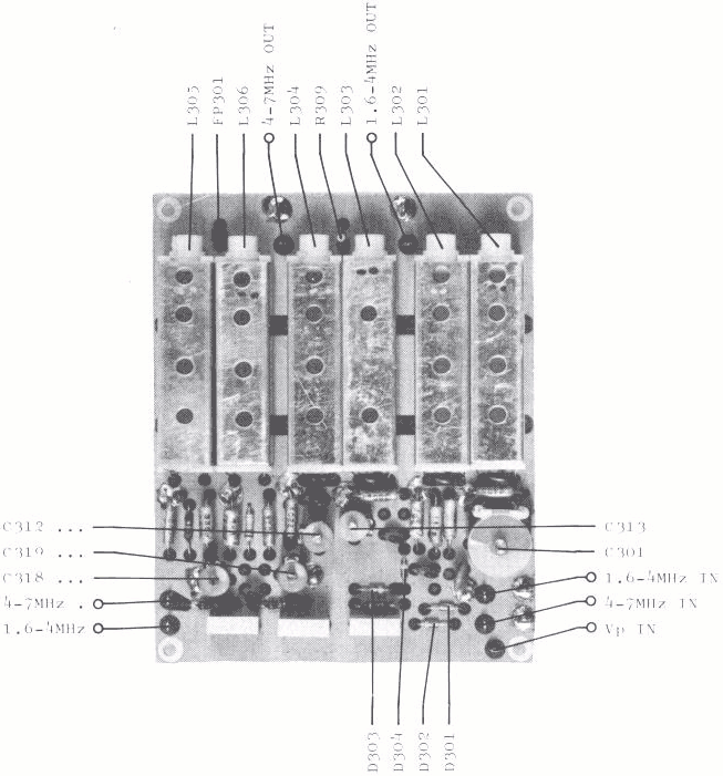 Sailor R1119 Bandfilter view module-300