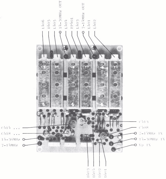 Sailor R1119 Bandfilter view module-400