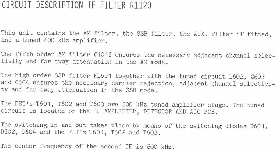 Sailor R1119 IF filter page-1