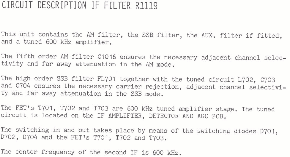 Sailor R1119 IF filter page-1