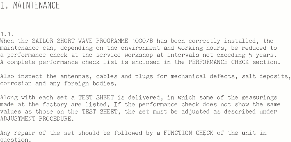 Sailor R1119 Maintenance page-16