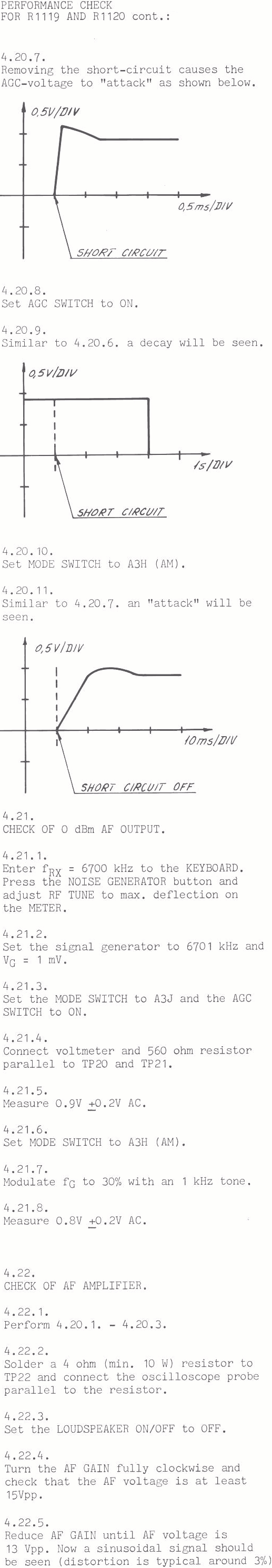 Sailor R1119 Performance check page-7