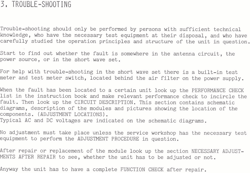 Sailor R1119 Trouble shooting page-21