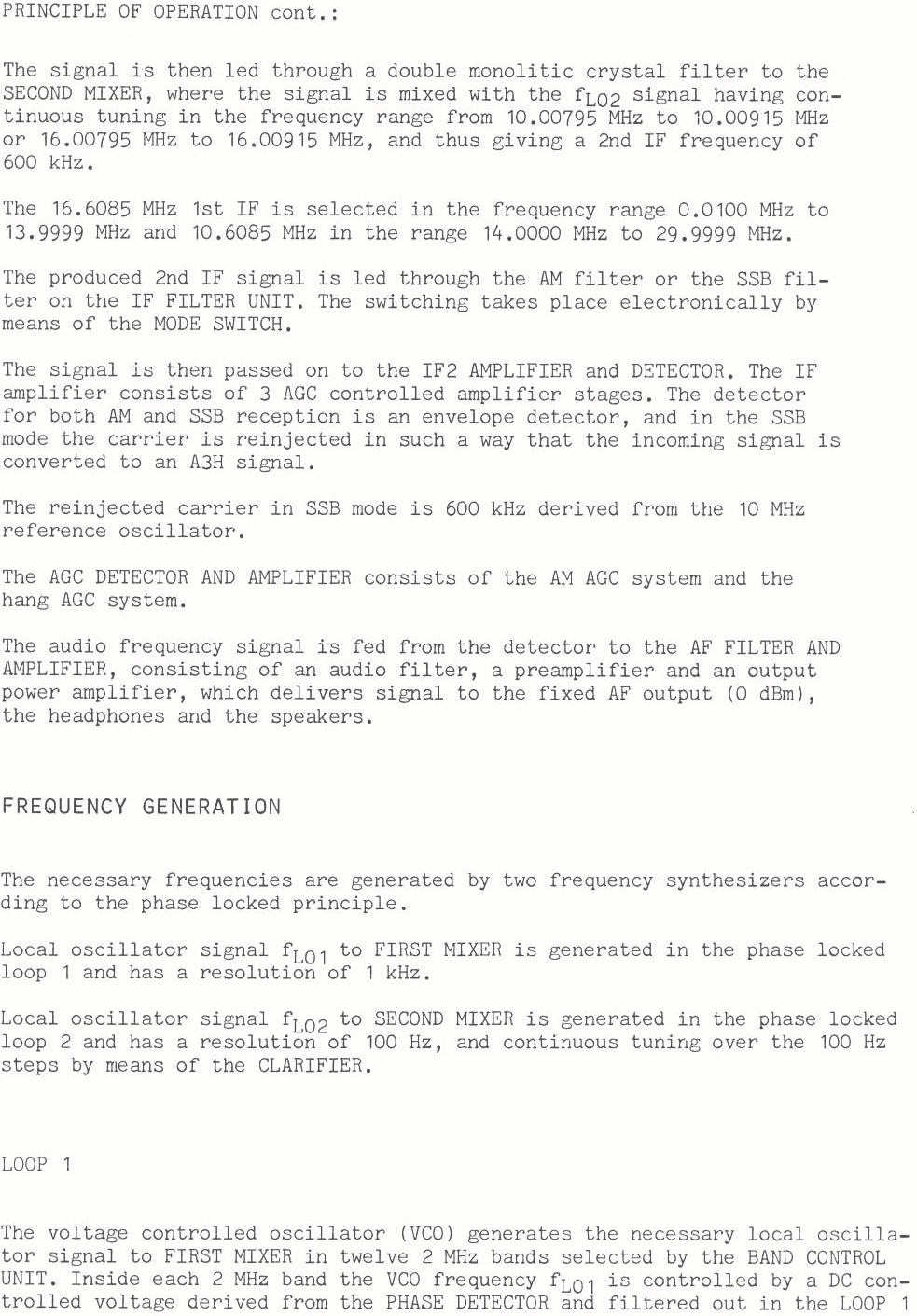Sailor R1120 Principle of operation page-3