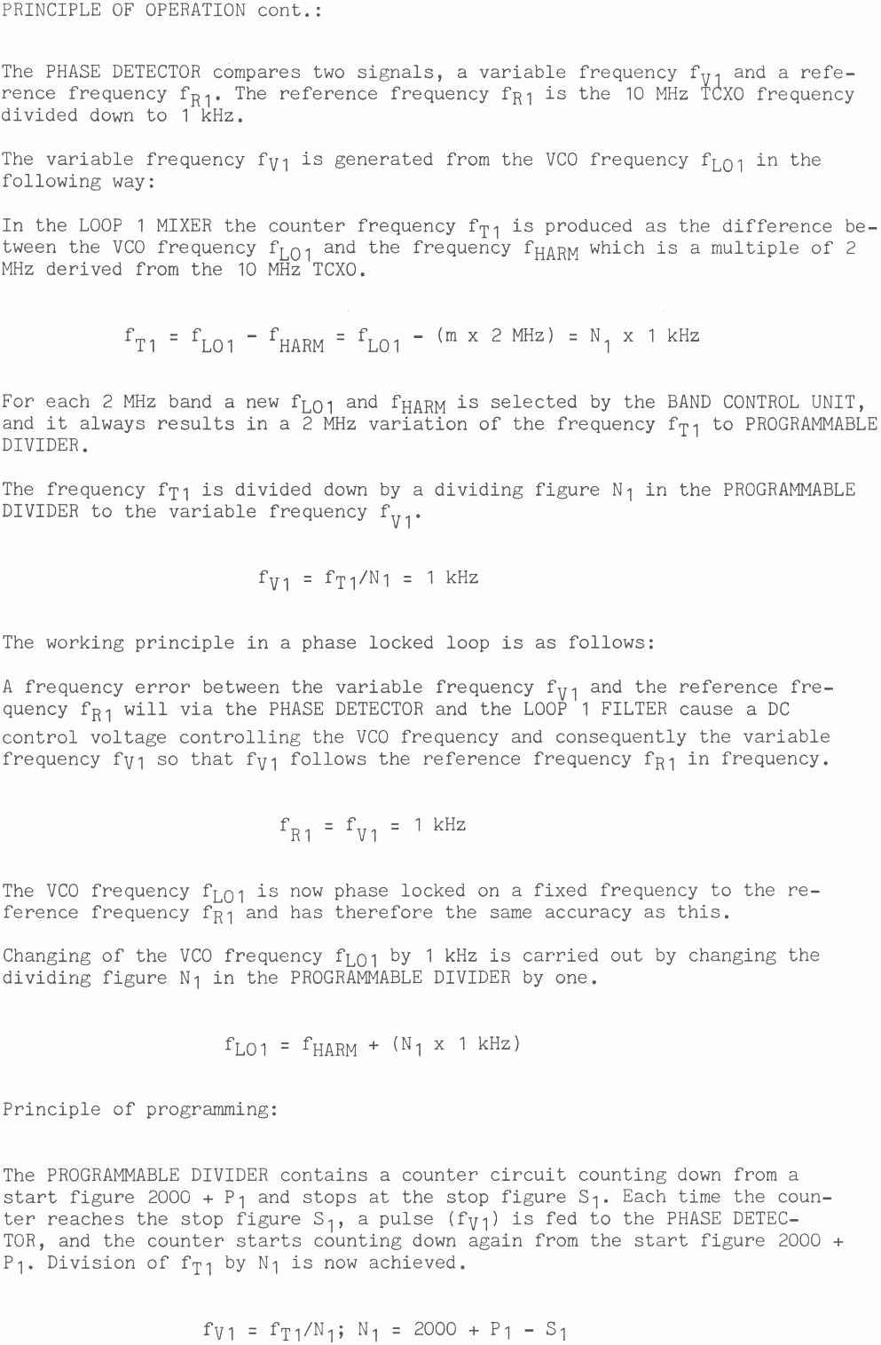 Sailor R1120 Principle of operation page-4