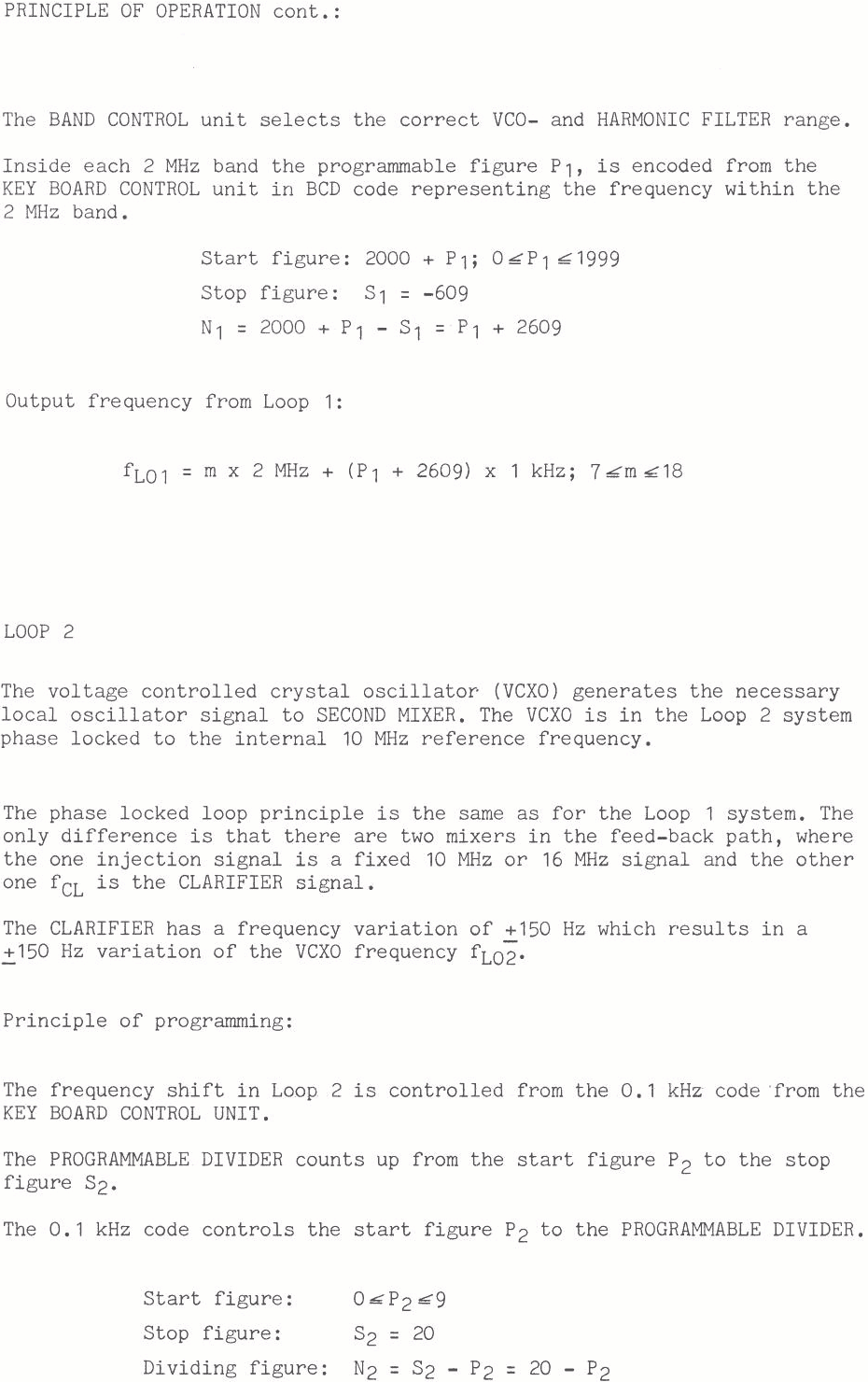 Sailor R1120 Principle of operation page-5