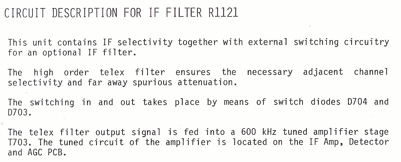Sailor R1121 IF filter page-1