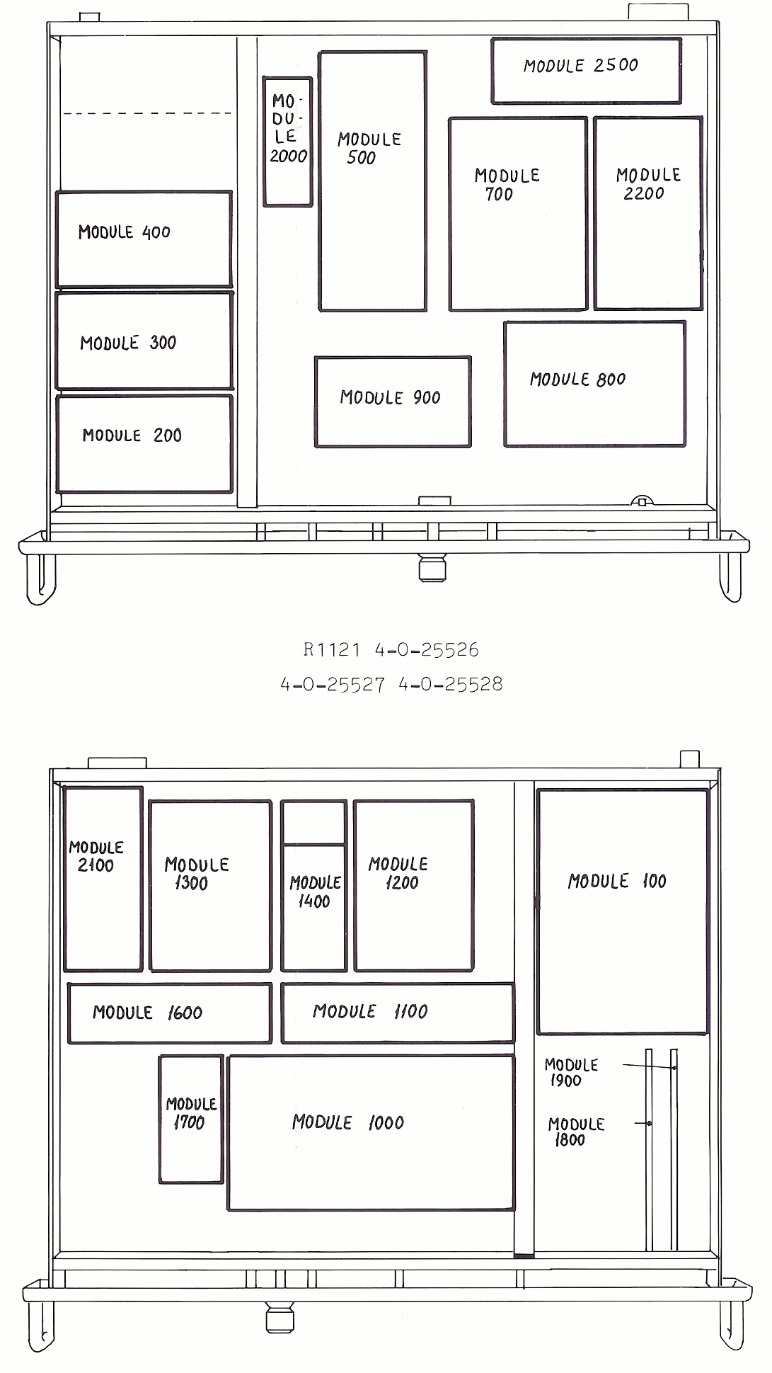 Sailor R1121 Module location page 1