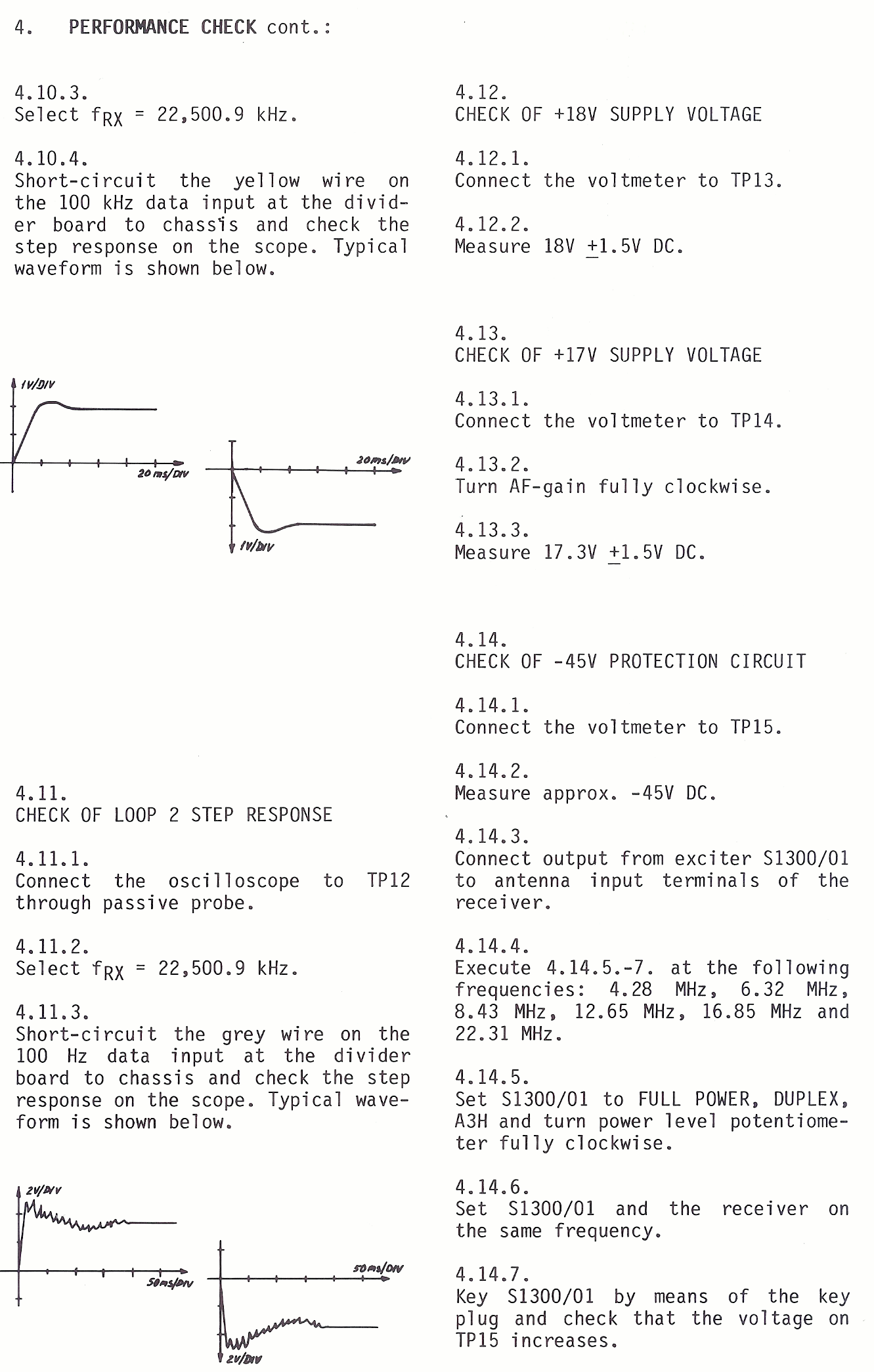 Sailor R1121 Performance check page-3