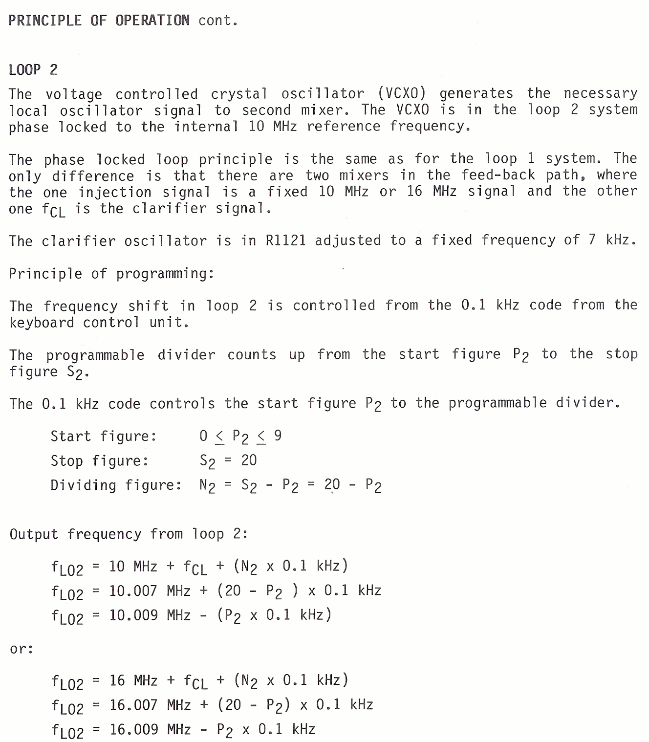 Sailor R1121 Principle of operation page-4
