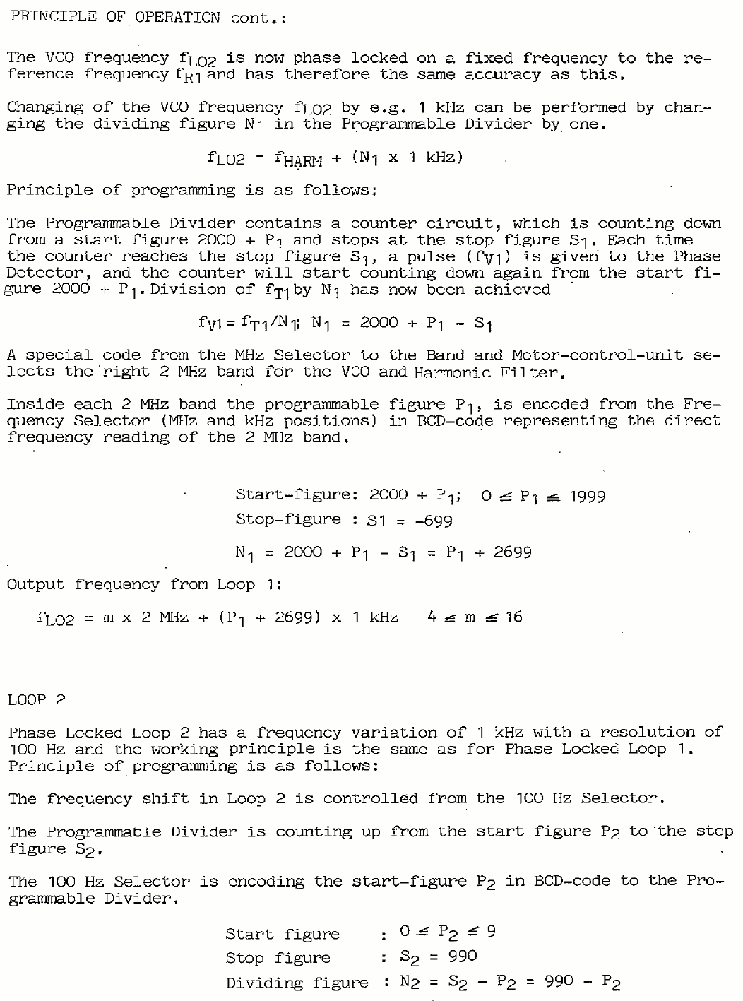Sailor S1300 Principle of operations page-3