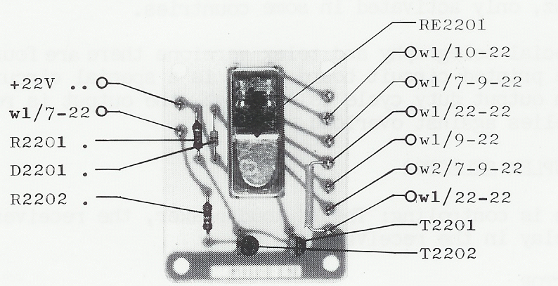 Sailor S1301L 500KHz Power control relais view