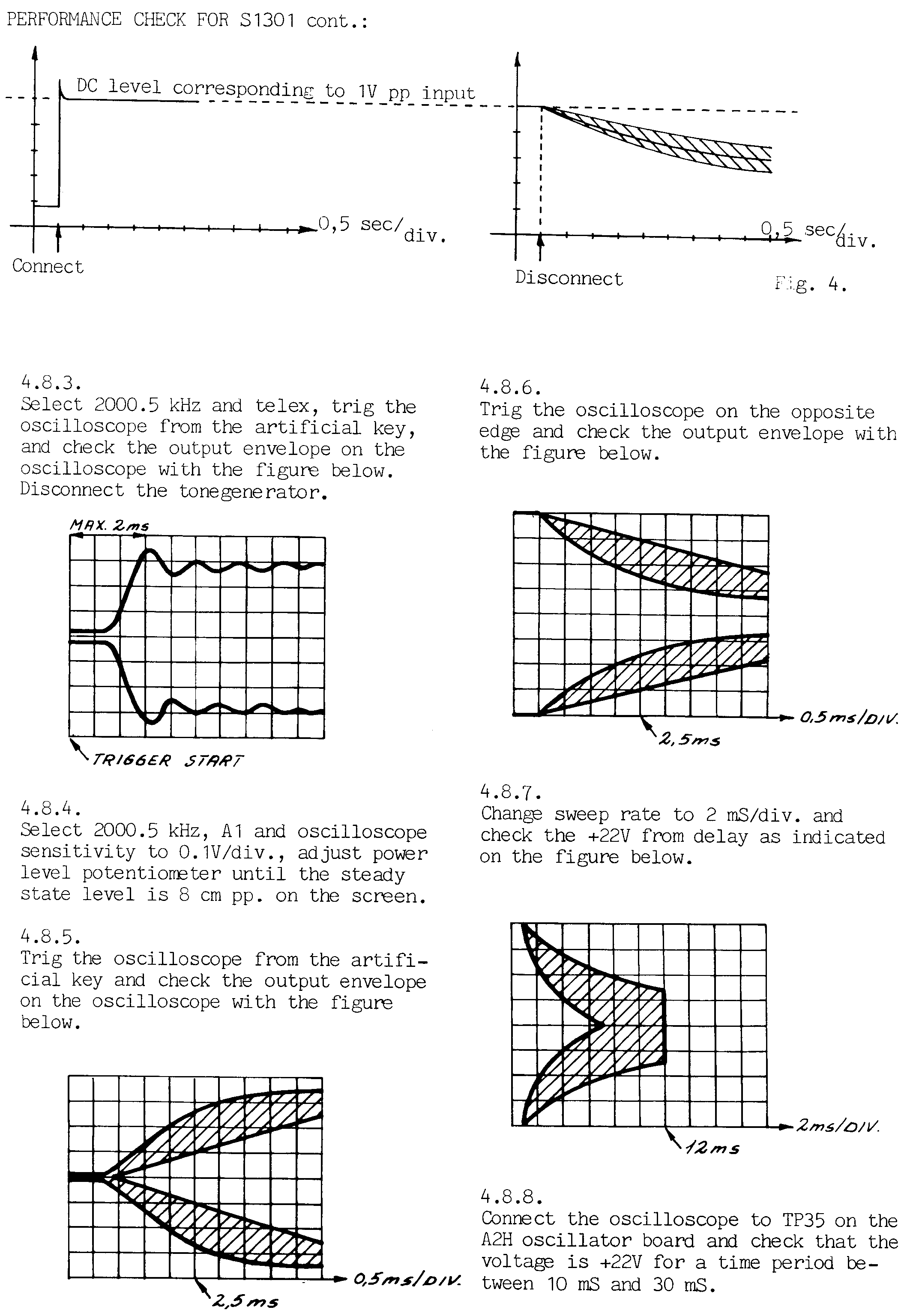 Sailor S1301 Performance check page-5