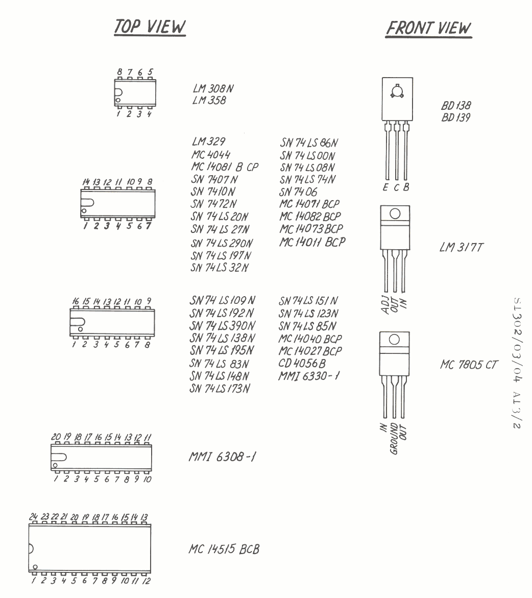 Sailor S1303 trouble Components page-2