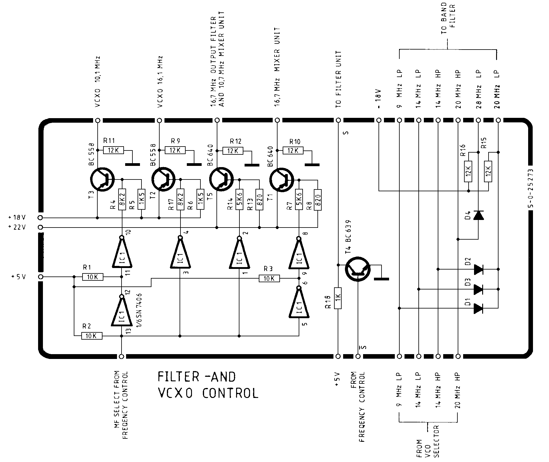 Sailor S1303-I Filter and VCO schema