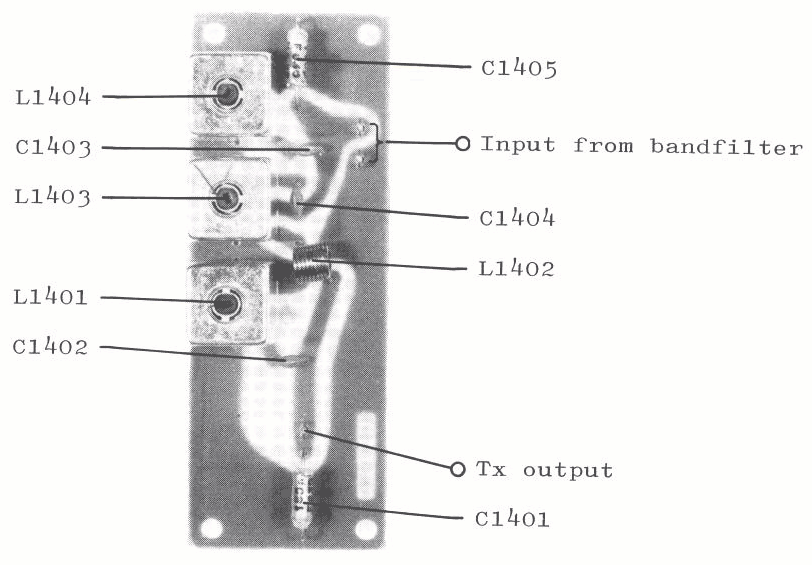 Sailor S1303-I Output filter view 1400