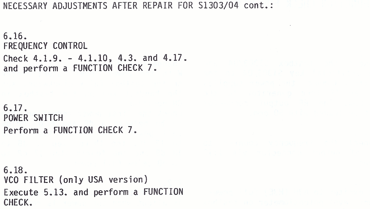 Sailor S1303 Necessary adjustments after repair page-15