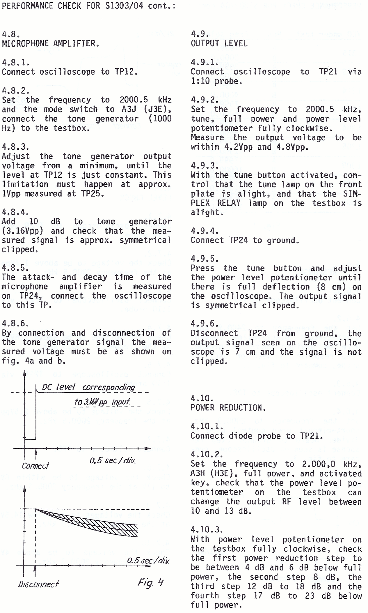 Sailor S1303 Performance check page-1