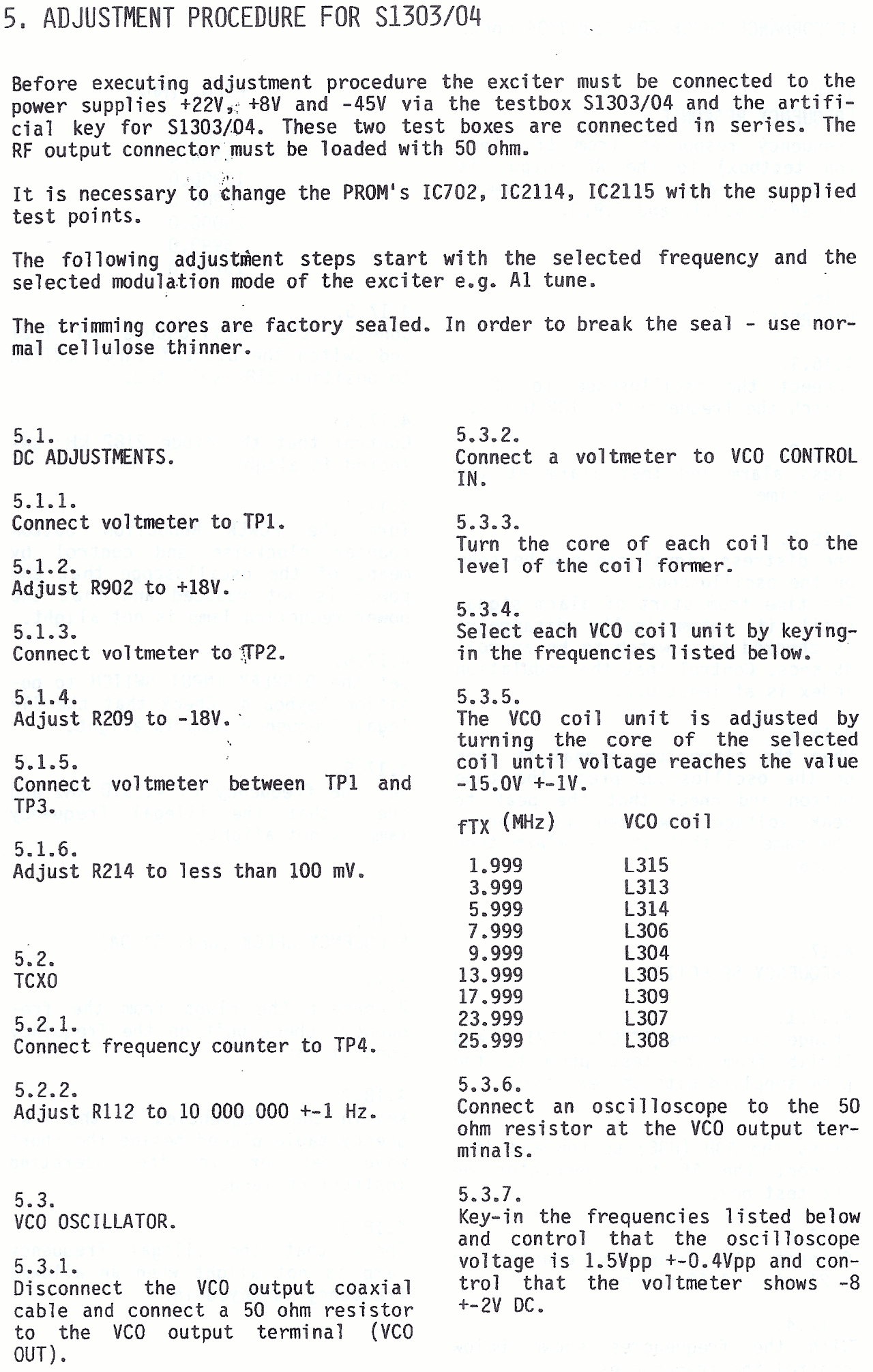 Sailor S1303 Performance check page-1