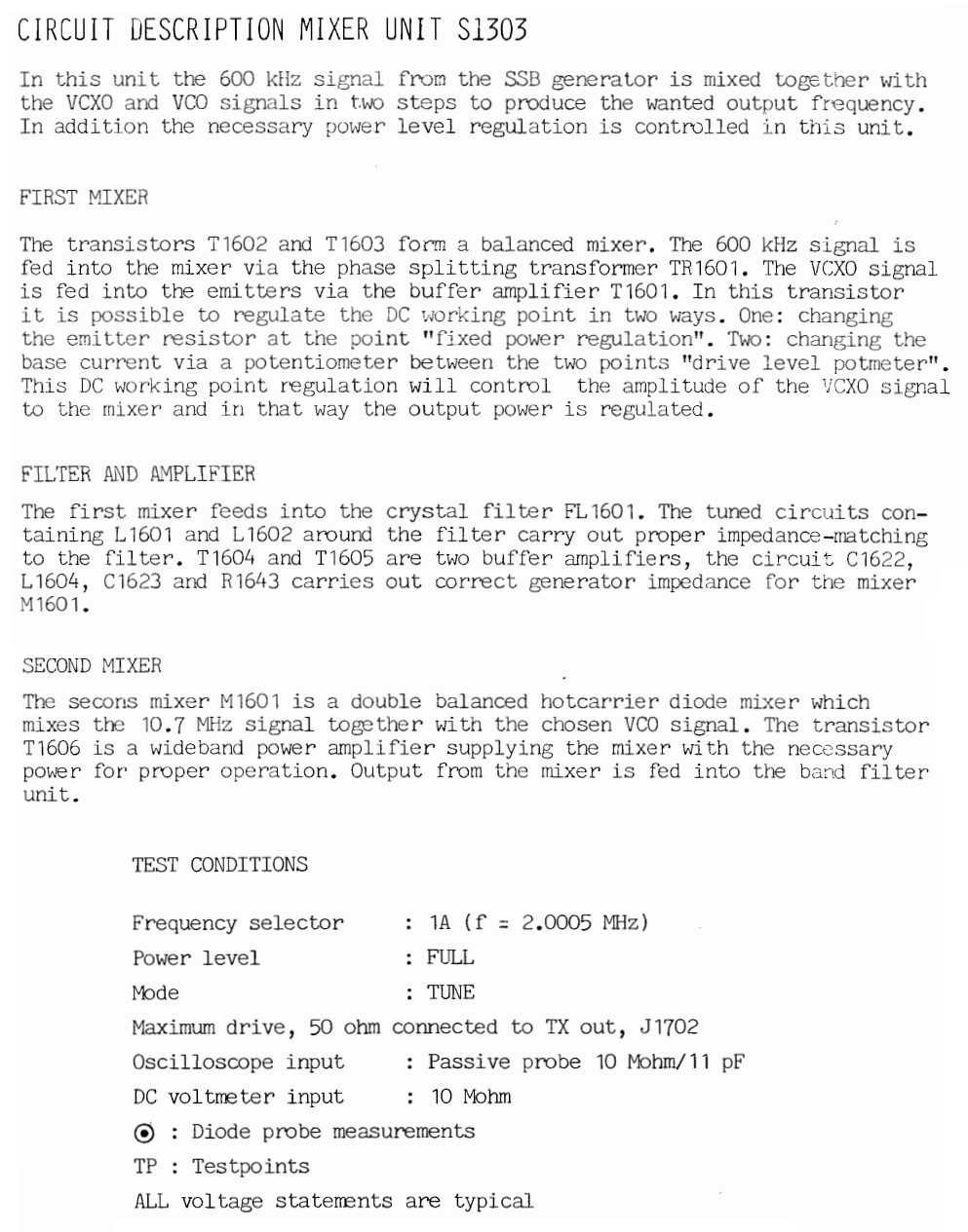 Sailor S1303 Mixer 16.7 MHz 1600 page-1