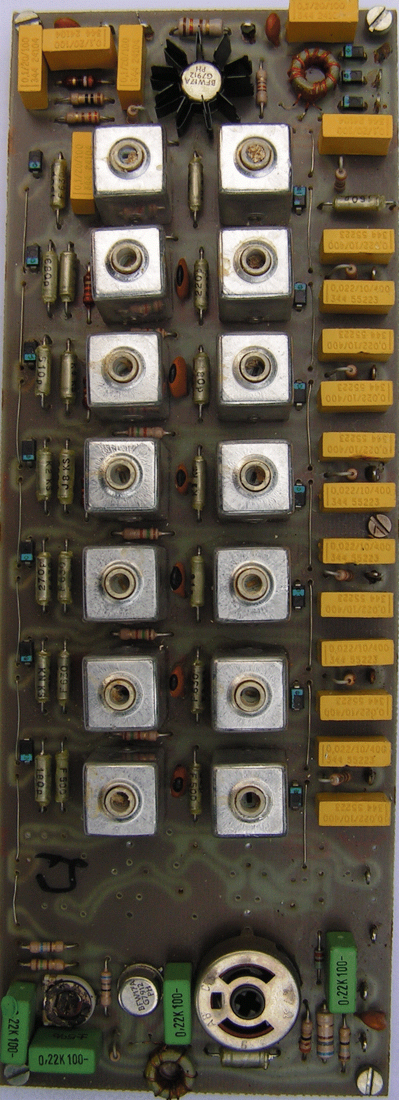 Sailor S130X Band filters view