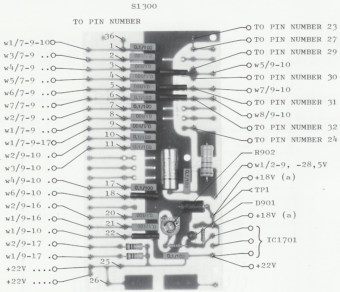 Sailor S130X Connection filters view 900a