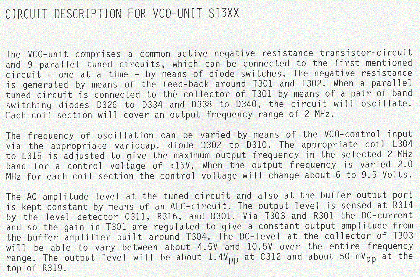 Sailor S130X VCO unit page-1