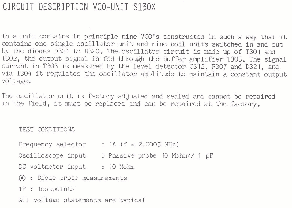 Sailor S130X VCO unit page-2