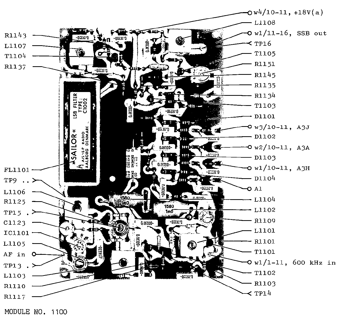 Sailor S130X SSB generator view