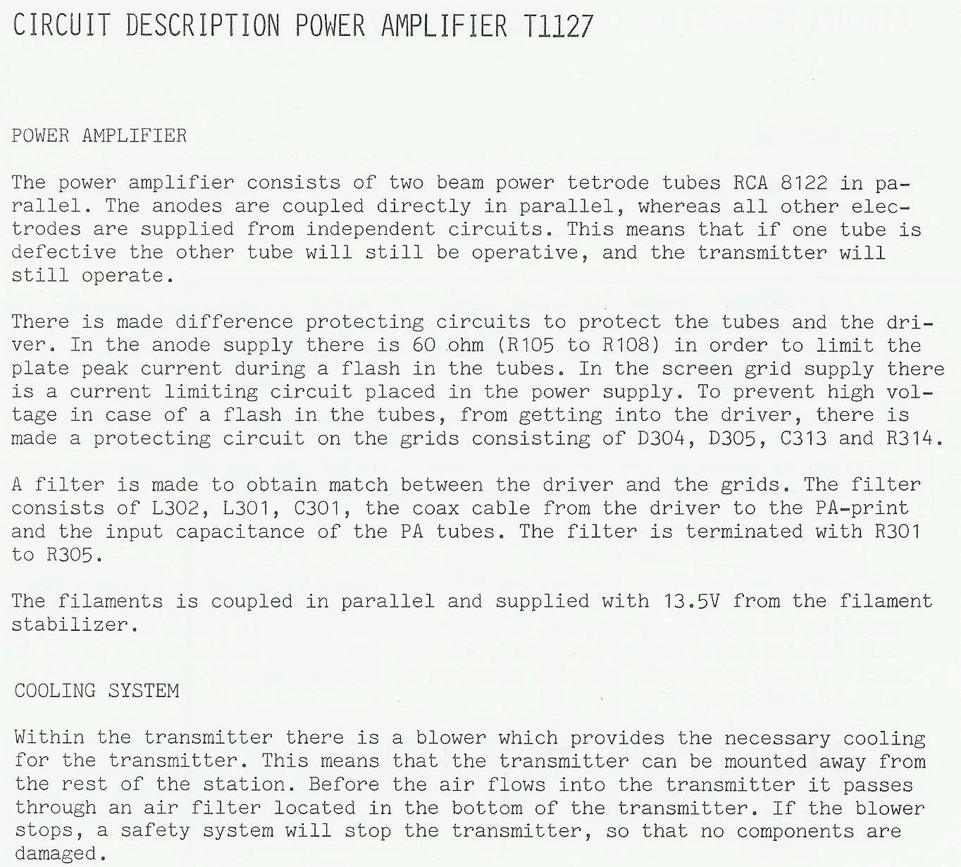 Sailor T1127 Power Amplifier 200