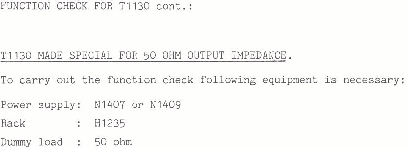 Sailor T1130 Function check page-4