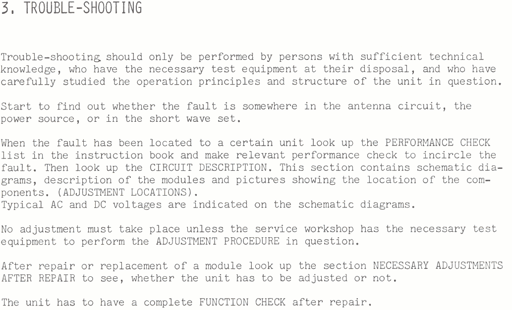 Sailor T1130 trouble shooting page-1