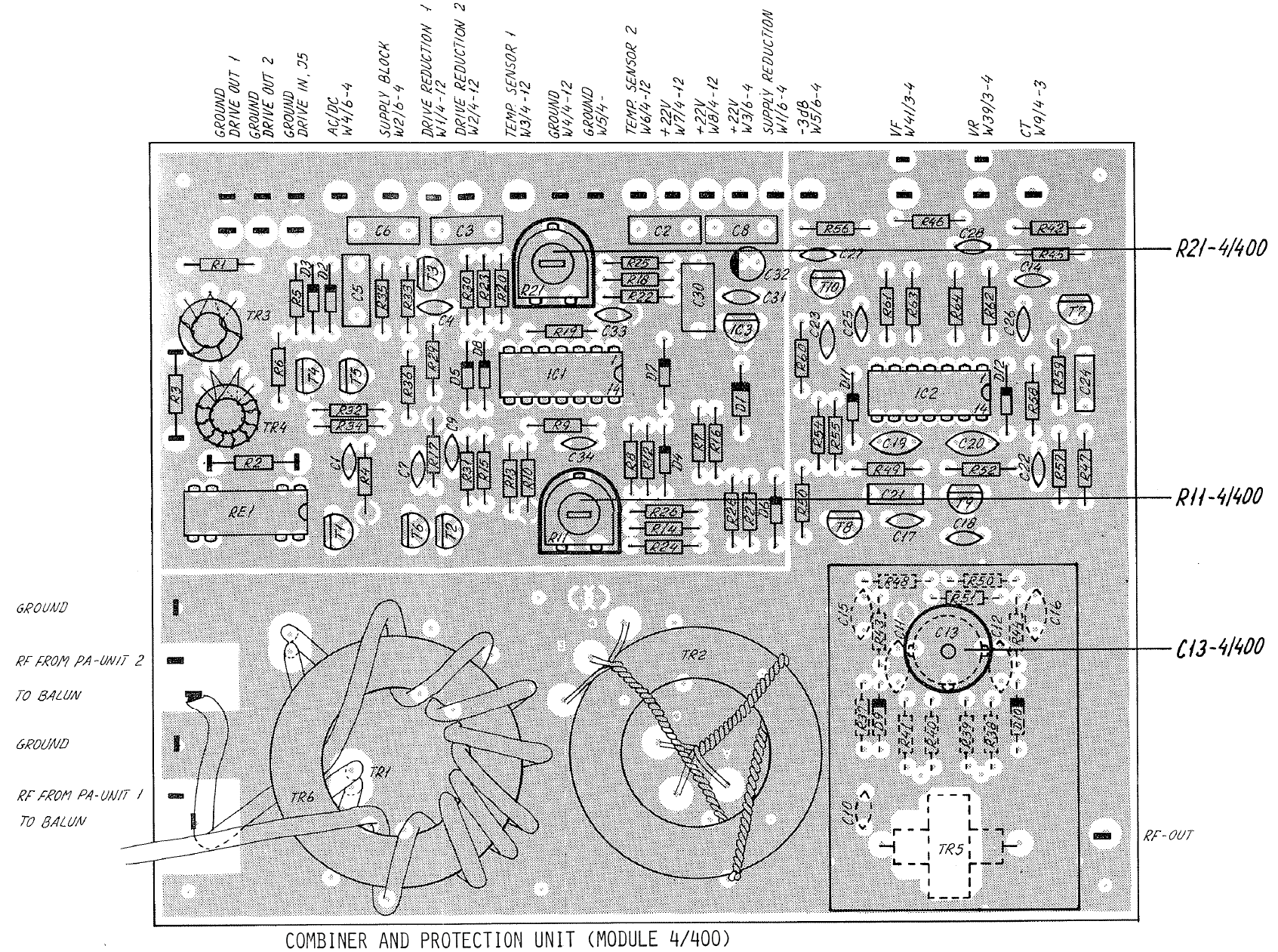 Sailor T1135 Supply_distribution module 4(400) view