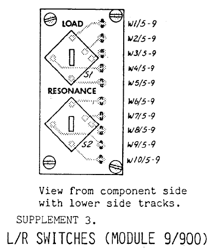 Sailor T1135 Tuner control module-500 view drawing